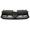 Grille calandre centrale supérieure pour DACIA SANDERO STEPWAY II phase 2, 2016-2020, noire, moulures chromées, Neuve