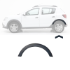 Embout - Tour d'aile arrière gauche pour DACIA SANDERO STEPWAY III phase 1 depuis 2021, noir gaufré, Neuf