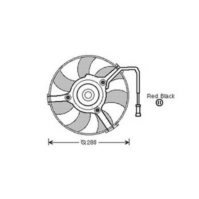 Ventilateur Radiateur moteur pour AUDI A4 I ph.1 1994-1999, OEM: 4B0959455, Neuf