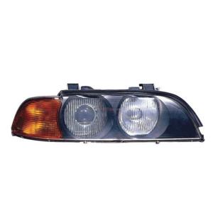 Phare optique avant droit pour BMW Serie 5 E39 1995-2000, HB4+HB3, orange, Neuf