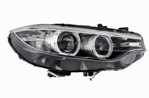 Phare droit electrique à LED pour BMW Serie 3 F30/F31, 2015-2018, XENON, noir, D1S-PY24, avec moteur, Neuf