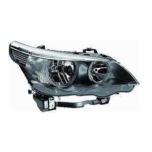 Phare optique avant droit H7+H7 pour BMW Serie 5 E60-E61, 2003-2007, neuf