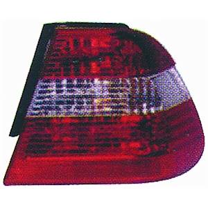 Feu arrière droit extérieur pour BMW série 3 E46 2001-2004, blanc et rouge, mod. 4 portes, Neuf