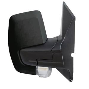 Rétroviseur droit électrique pour FORD TRANSIT CUSTOM 2012-2018, dégivrant, feu clignotant, noir, Neuf