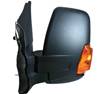 Rétroviseur gauche manuel pour FORD TRANSIT Mk8 phase 1 2014-2019, (bras court), clignotant orange, noir, Neuf