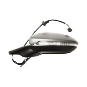 Rétroviseur gauche pour VOLKSWAGEN GOLF VII SPORTSVAN phase 2 2017-2021, électrique, avec feu, chauffant, avec feu, 8 PIN, asphérique, coque à peindre, Neuf