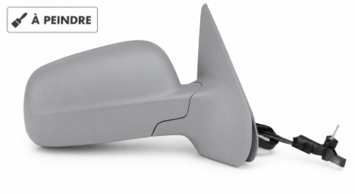 Rétroviseur gauche manuel pour SEAT IBIZA II phase 3, 1999-2002, Mod. Grande, Neuf à peindre