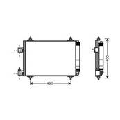 Condenseur de Climatisation pour CITROËN C5 I ph.2 2004-2008, OEM: 6455GY, Neuf