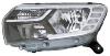 Phare Optique avant gauche pour DACIA SANDERO II phase 2, 2016-2020, H7+H7+PY21W, avec feu diurne  LED, Neuf