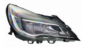 Phare Optique avant droit pour OPEL ASTRA K 2016-2019, H1+H7, à LED, Neuf