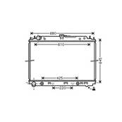 Radiateur de refroidissement moteur pour NISSAN NAVARA/PATHFINDER 2005-2010, OEM: 21460EB31B, Neuf