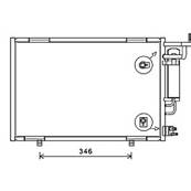 Condenseur de Climatisation pour FORD B-MAX depuis 2012, OEM: 1756414, Neuf