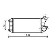Intercooler pour FORD C-MAX 2010-2015, OEM: 1755305, Neuf
