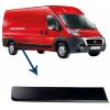 Moulure baguette latérale sur aile arrière droite pour FIAT DUCATO III phase 1, 2006-2014, châssis long, Noire, 80cm, Neuve