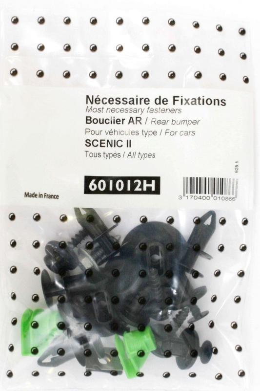 Kit de fixation Pare chocs avant RENAULT CLIO II - CAMPUS 2001-2009