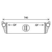 Intercooler pour MERCEDES VITO II ph.2 2010-2014 (W639), OEM: 6395011301, Neuf