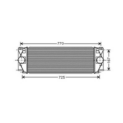 Intercooler pour MERCEDES SPRINTER II ph.1 2006-2013 (W906), OEM: 9065010101, Neuf