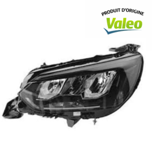 Phare gauche pour PEUGEOT 208 2019-2023,LED, produit d'origine VALEO, Neuf