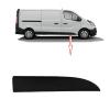 Moulure baguette latérale sur porte avant droite pour RENAULT TRAFIC III phase 1 2014-2019, Noire, Neuve