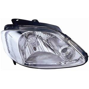 Phare Optique avant droit pour VOLKSWAGEN FOX 2009-2012, H4, électrique, connecteur rond, Neuf