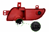 Feu antibrouillard arrière gauche pour PEUGEOT 206 Plus (206+) 2009-2013 bandeau pare chocs