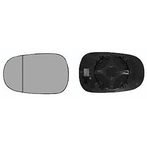 Miroir Glace rétroviseur gauche pour RENAULT SCENIC I phase 2, 1999-2003, asphérique, à clipser