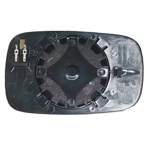 Miroir Glace rétroviseur gauche pour RENAULT SCENIC II ph.2 2006-2009 dégivrant asphérique à clipser