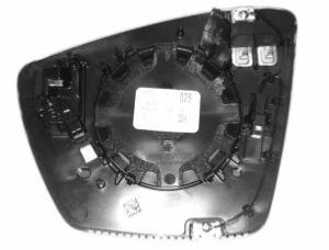 Verre de rétroviseur gauche pour SKODA KODIAQ 2016-2021, chauffant, support et système BLIS, Neuf