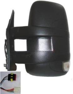 Rétroviseur droit électrique pour IVECO DAILY, 2009-2013, (bras court), Noir, dégivrant, Neuf
