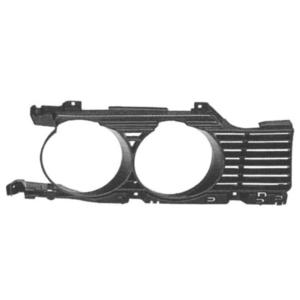 Cadre phare avant droit pour BMW Serie 5 E34, 1988-1994, Neuf