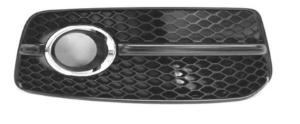 Grille pare chocs avant droite pour AUDI Q5 I ph. 1 2008-2012, avec antibrouillard, Neuve