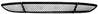 Grille centrale avant infrieure pour BMW SERIE 1 E87 de 2004  2007, noire, Neuve