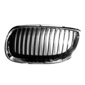 Grille de radiateur avant gauche pour BMW Serie 3 E92/E93 COUPÉ/CABRIO 2006-2010, chromée/noire, Neuve