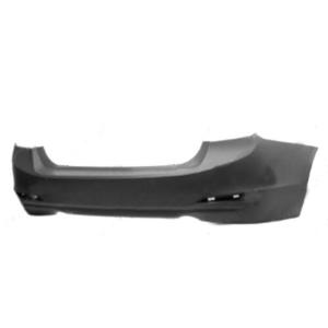 Pare chocs arrière pour BMW Serie 3 F30, 2012-2014, Double sortie d''echappement, Mod. 335 BASIS 4 PORTES, Neuf à peindre