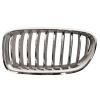 Grille de radiateur avant gauche pour BMW Serie 5 F10N, 2013-2016, chrome/titane, Mod. MODERN LINE, Neuve