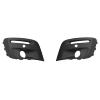 Kit 2 grilles de calandre pour PEUGEOT PARTNER II ph.3 2015-2018 noires trous antibrouillards radar