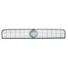 Grille calandre supérieure pour FIAT GRANDE PUNTO depuis 2008, argentée, pare chocs avant, Neuve
