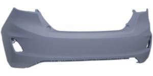 Pare-chocs arrière pour FORD FIESTA Mk7 phase 2 depuis 2021, avec apprêt, Neuf