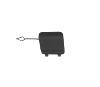 Cache crochet de remorquage pour MERCEDES SPRINTER 3 depuis 2018 (W907-W910), pare chocs avant, noir, Neuf