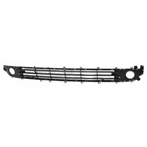 Grille de calandre inférieure pour OPEL CORSA C phase 1 2000-2003 noire, trous feux antibrouillard