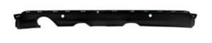 Spoiler arrière pour RENAULT CLIO V phase 1, 2019-2023, noir, sans trous moulure, avec capteurs de stationnement, Neuf