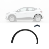 Embout - Tour d'aile arrière gauche pour RENAULT CAPTUR II 2020-2024, noir gaufré, avec clips, Neuf