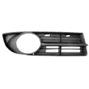 Grille de calandre droite pour VOLKSWAGEN TOURAN I ph.1, 2003-2006, noire, trou feu antibrouillard