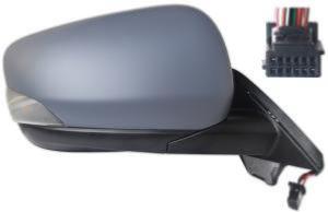 Rétroviseur droit pour RENAULT KANGO III phase 1 depuis 2021, électrique, chauffant, rabattable électriquement, avec feu à LED, avec sonde, asphérique, 12 broches, BLIS, Neuf