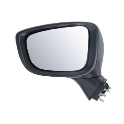 Rétroviseur gauche pour MAZDA 2 III 2015-2018, électrique, avec feu clignotant, coque à peindre, 5 PIN, Neuf