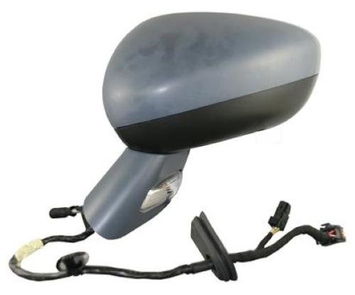 Rétroviseur droit électrique pour CITROËN C3 II phase 2 2013-2016, dégivrant, avec sonde,avec feu,coque et base à peindre,9pin,Neuf à peindre