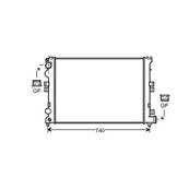 Radiateur de refroidissement moteur pour LANCIA ZETA 1994-2002, OEM: 1301P2, Neuf
