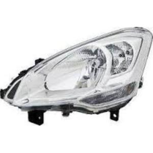 Phare Optique avant gauche pour CITROËN BERLINGO II phase 3, 2015-2018, H4, grand feu clignotant, électrique, Neuf