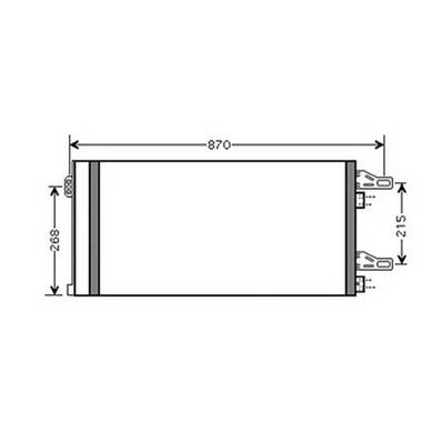Condenseur de Climatisation pour FIAT DUCATO III ph.1 2006-2014, OEM: 0001391281080, Neuf