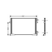 Condenseur de Climatisation pour NISSAN PRIMASTAR ph.1 2002-2006, OEM: 2765000QAG, Neuf